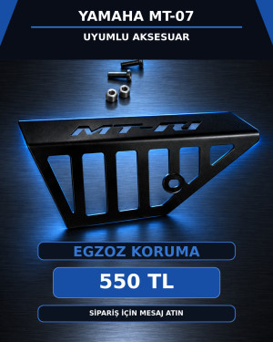 Yamaha MT-07 2025 2026 Egzoz Koruma